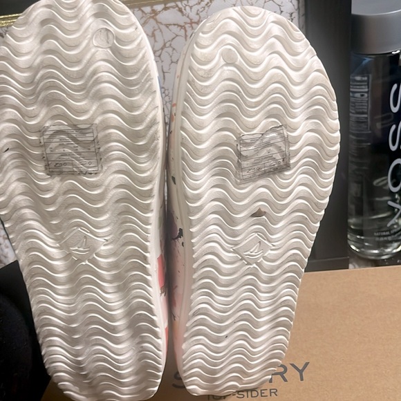 Sperry Float Slide Splash 💦 Paint Design Unisex EUC - Picture 4 of 5